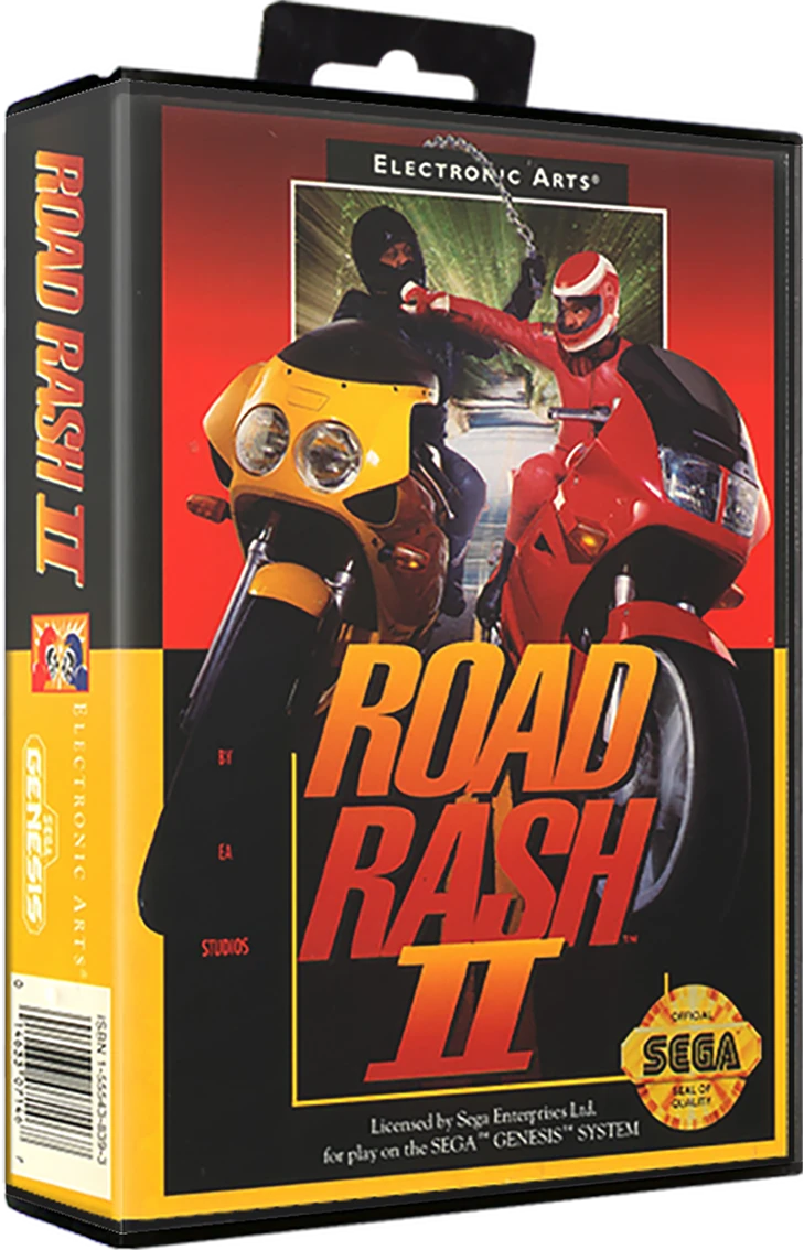 Road Rash II box art