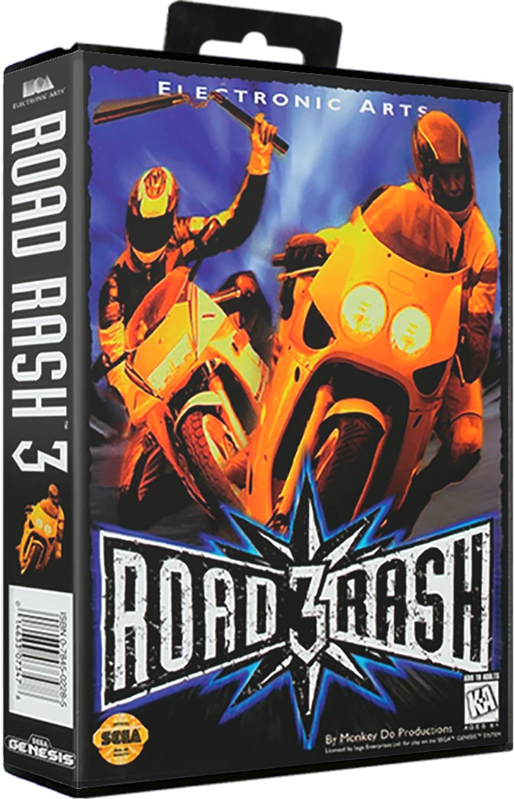 Road Rash III box art