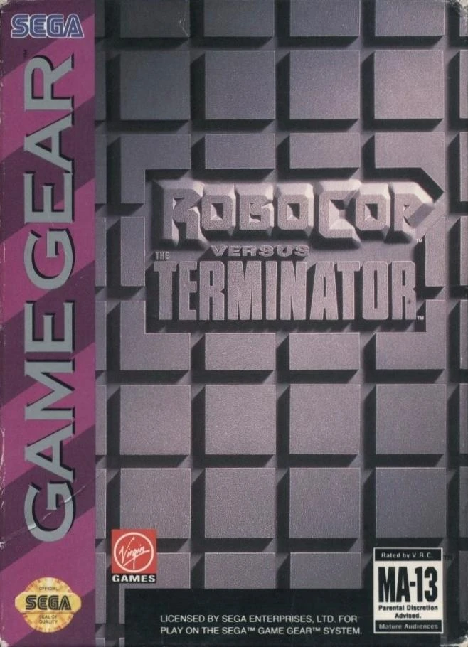 Robocop vs The Terminator box art