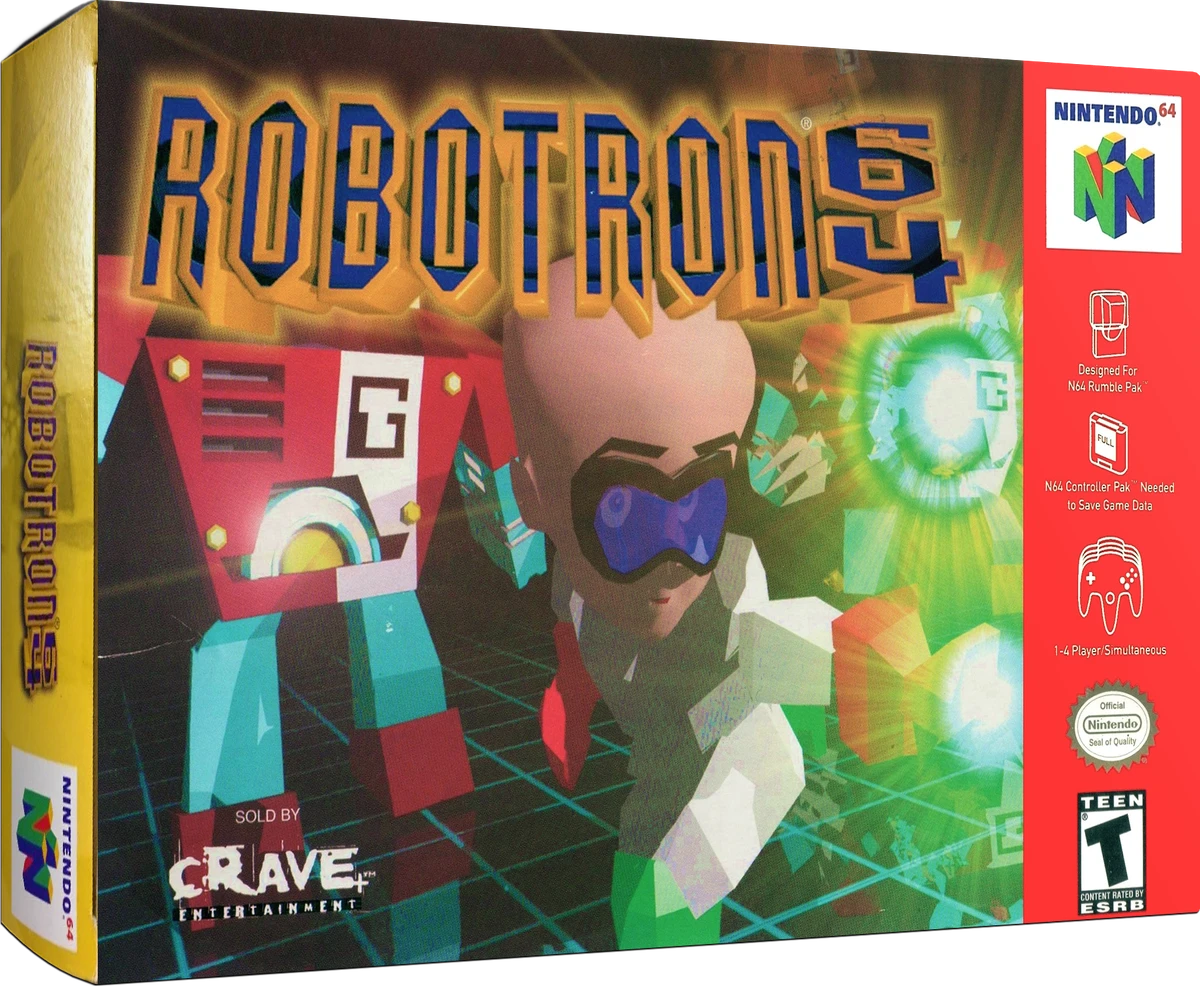 Robotron 64 box art