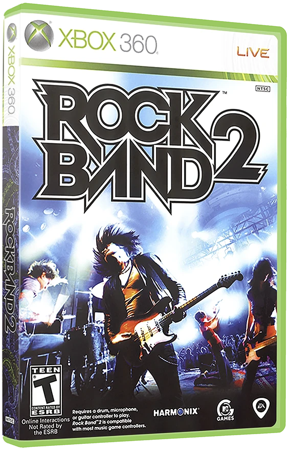 Rock Band 2 box art