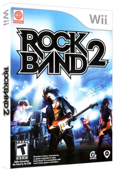 Rock Band 2 box art