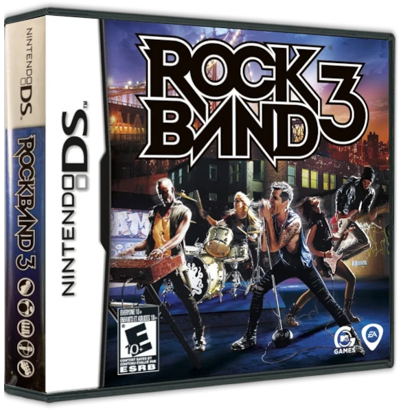 Rock Band 3 box art