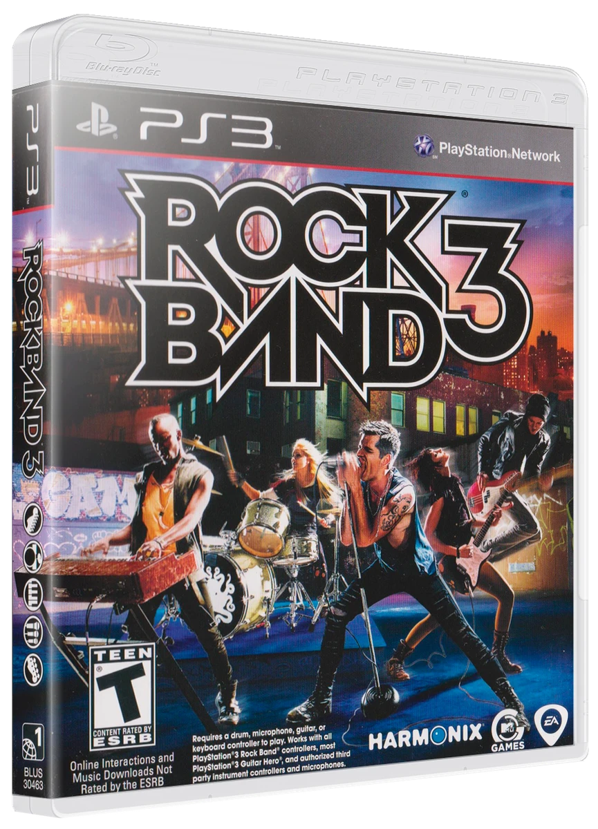 Rock Band 3 box art