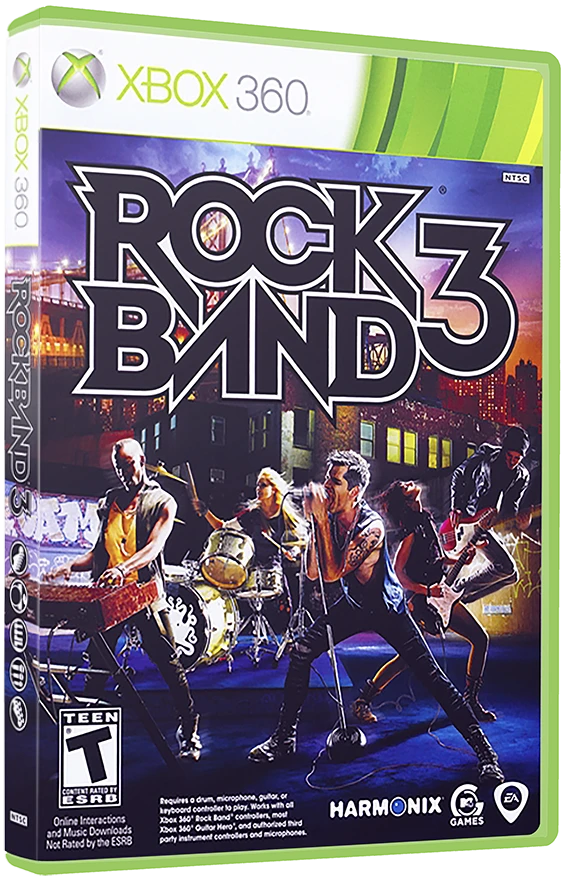 Rock Band 3 box art