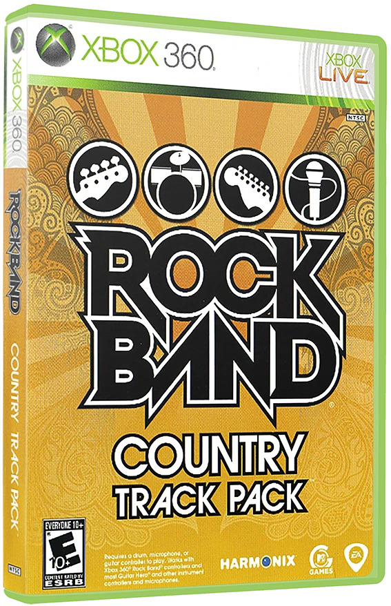 Rock Band Country Track Pack box art