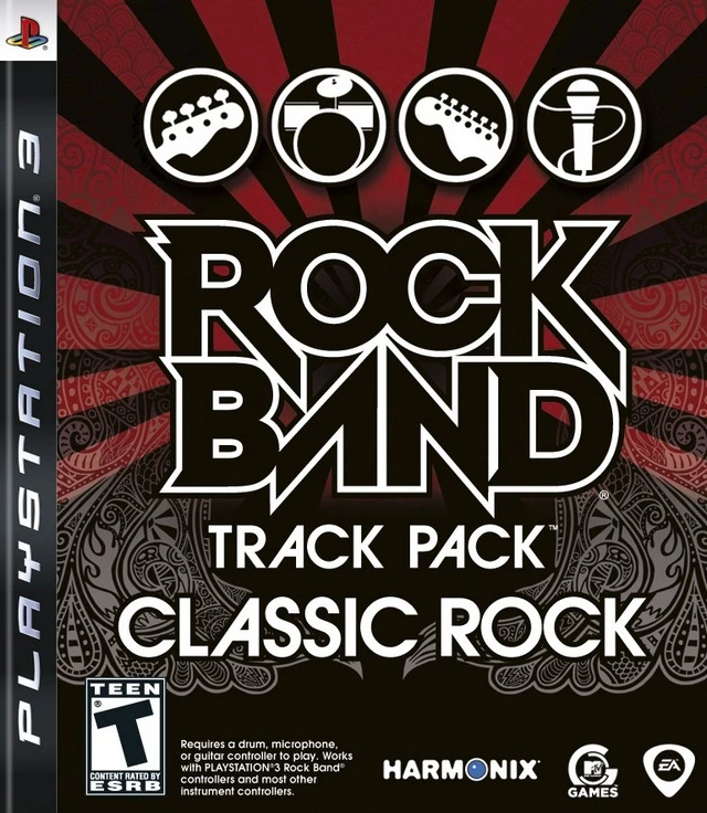 Rock Band Track Pack: Classic Rock box art