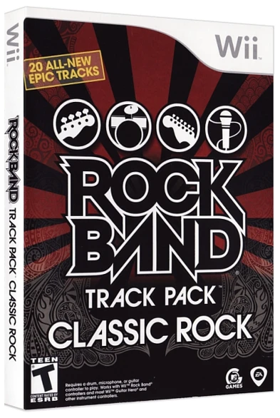 Rock Band Track Pack: Classic Rock box art