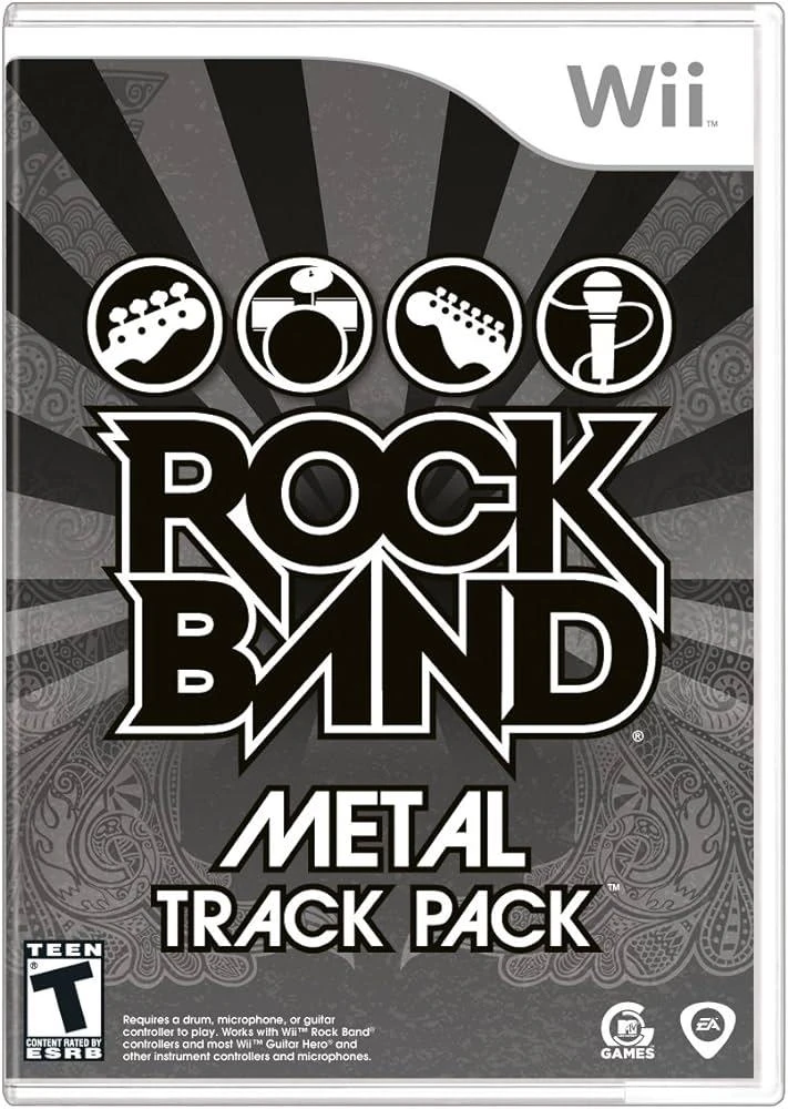 Rock Band Track Pack: Metal box art
