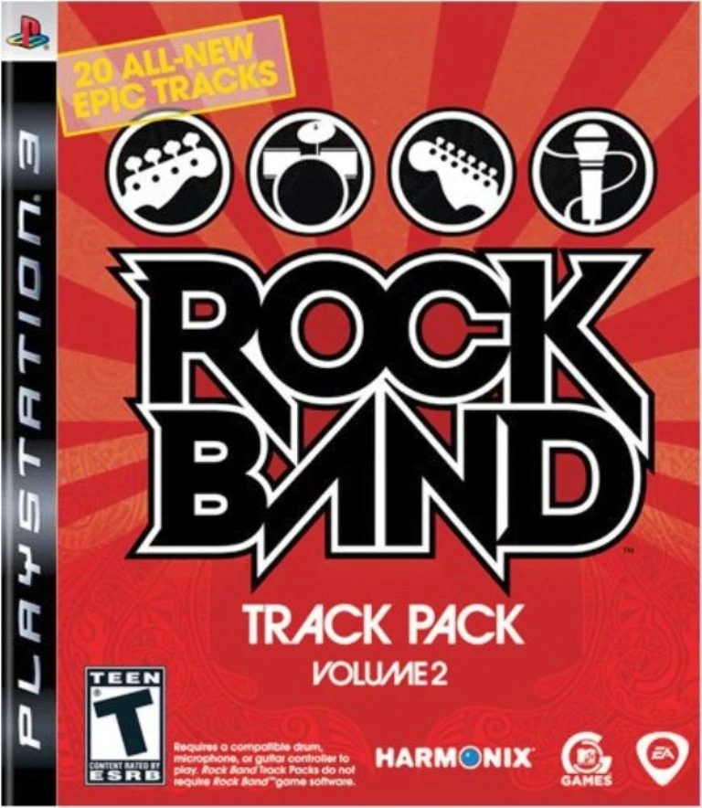 Rock Band Track Pack Volume 2 box art
