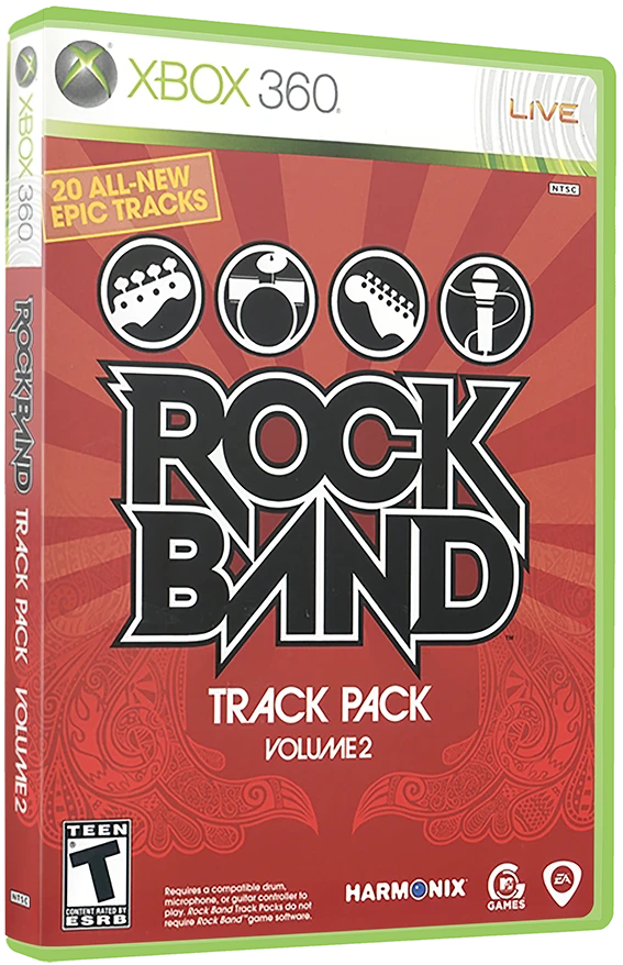 Rock Band Track Pack Volume 2 box art