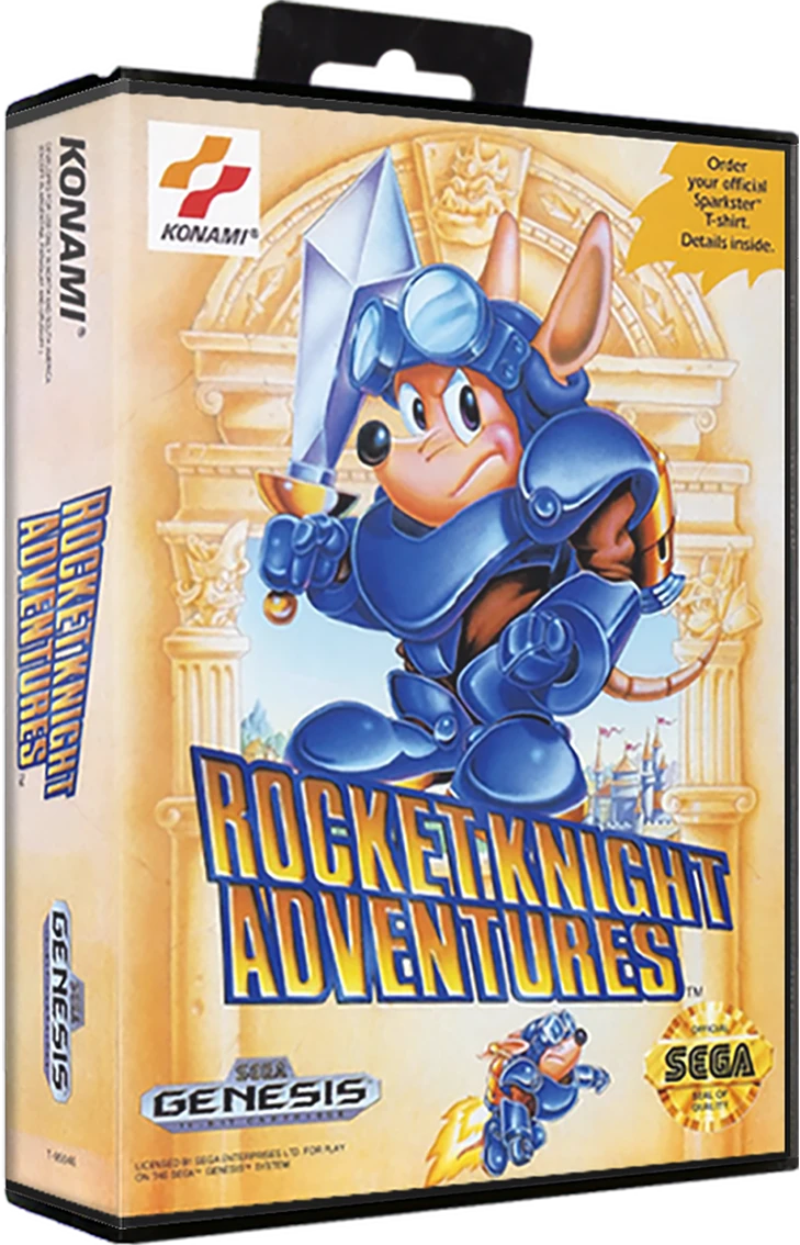 Rocket Knight Adventures box art