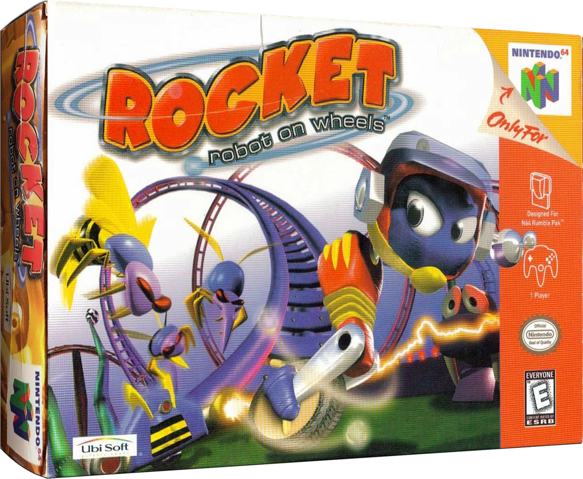 Rocket Robot on Wheels box art