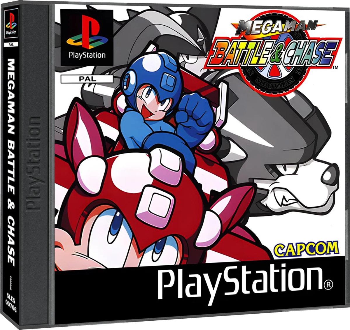 Rockman Battle & Chase box art