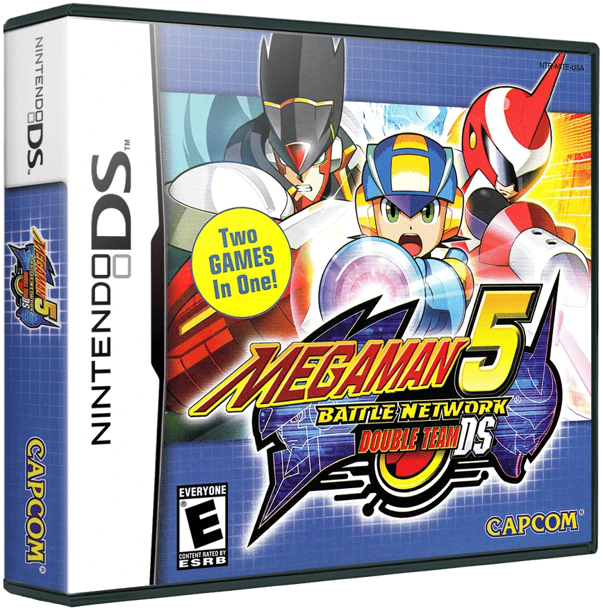 Rockman EXE 5 DS Twin Leaders box art