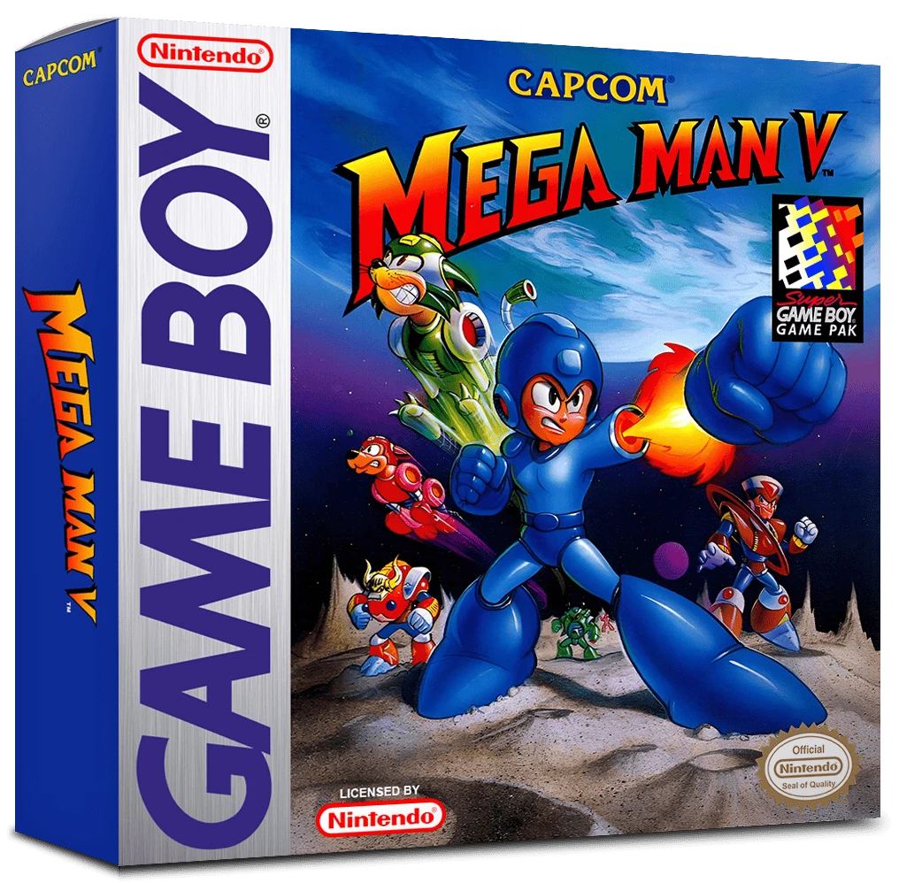 Rockman World 5 box art