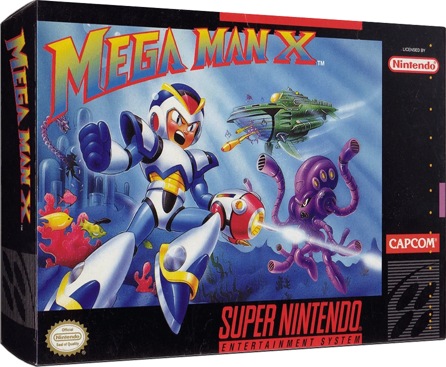 Rockman X box art