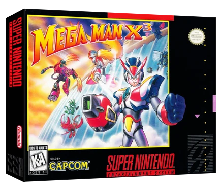 Rockman X3 box art