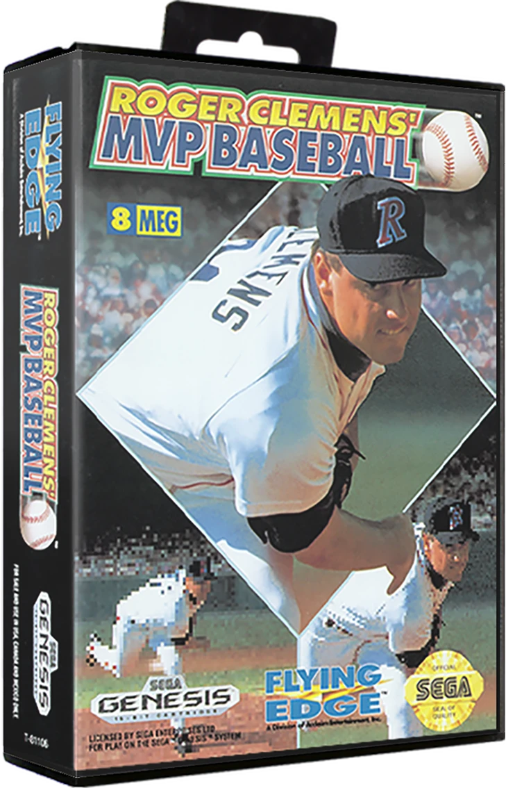 Roger Clemens' MVP Baseball box art