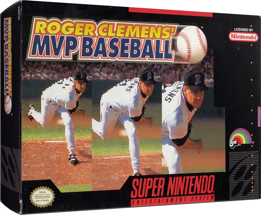 Roger Clemens' MVP Baseball box art
