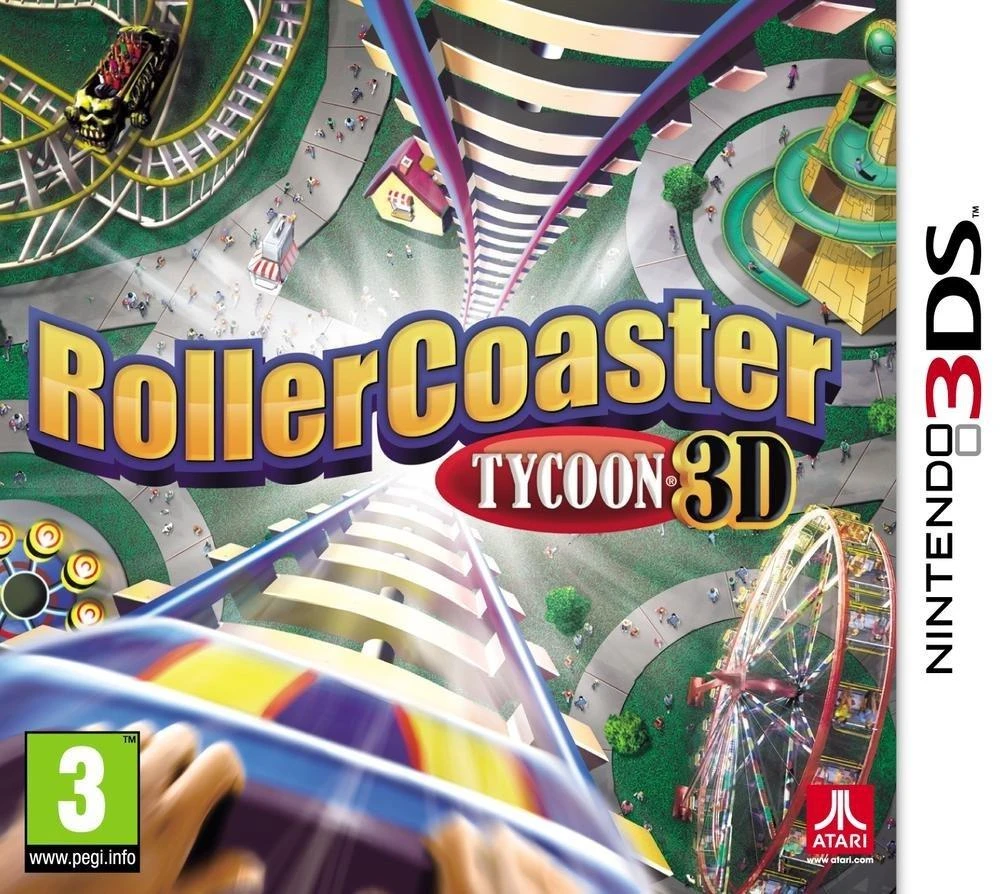 Roller Coaster Tycoon 3D box art