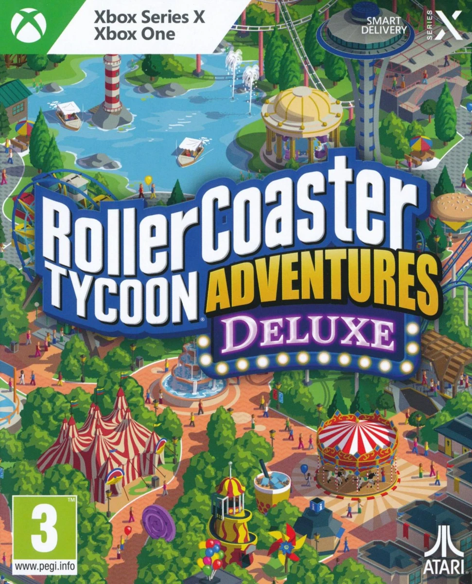 Roller Coaster Tycoon Adventures Deluxe box art
