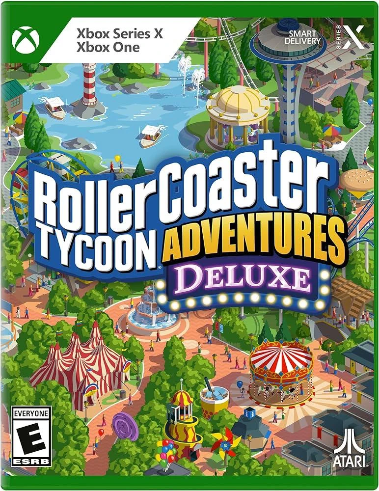 Roller Coaster Tycoon Adventures Deluxe box art
