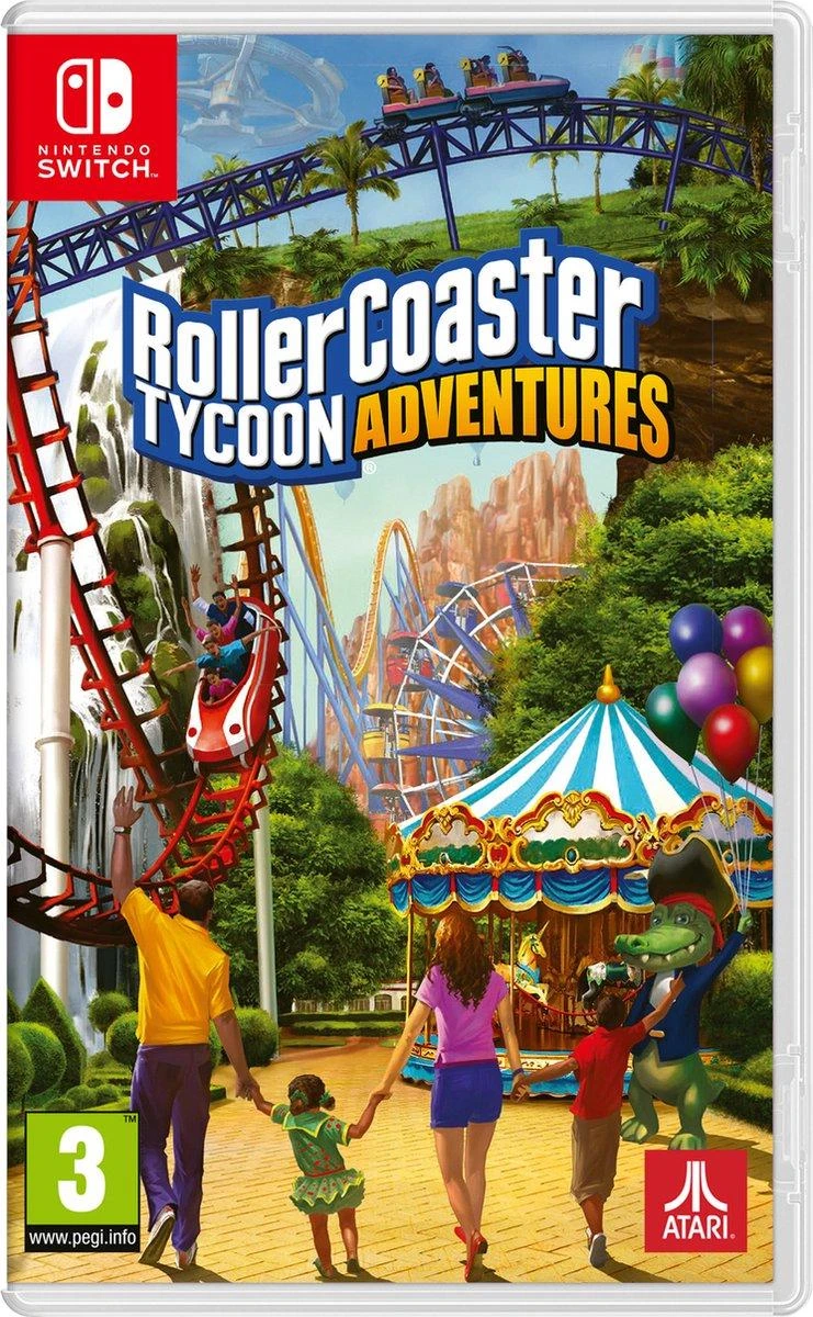 Roller Coaster Tycoon Adventures box art