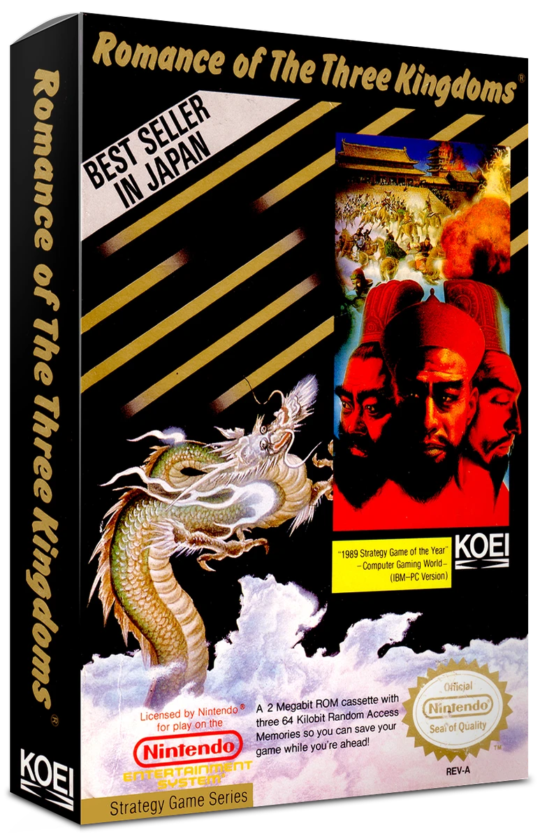 Romance of the Three Kingdoms box art