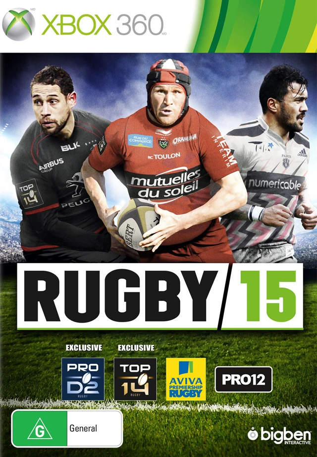 Rugby 15 box art