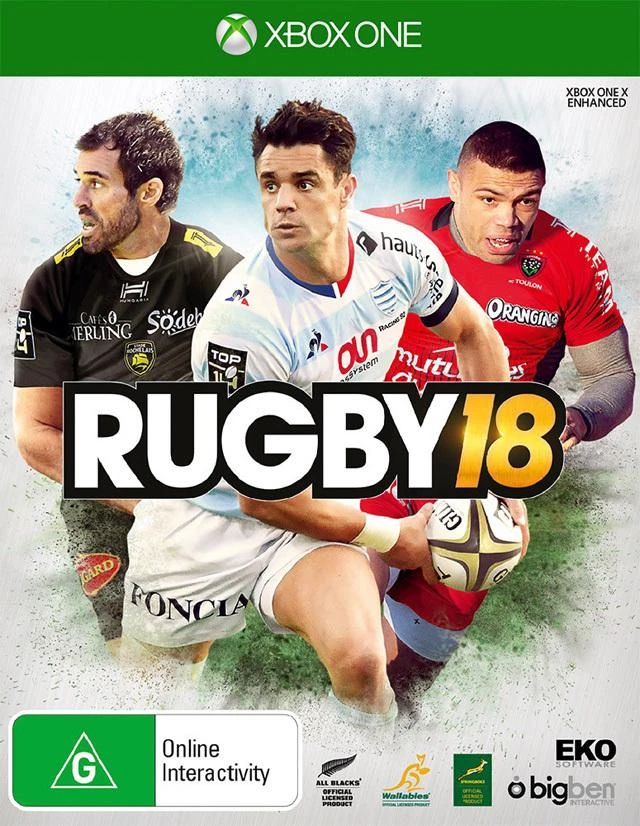 Rugby 18 box art