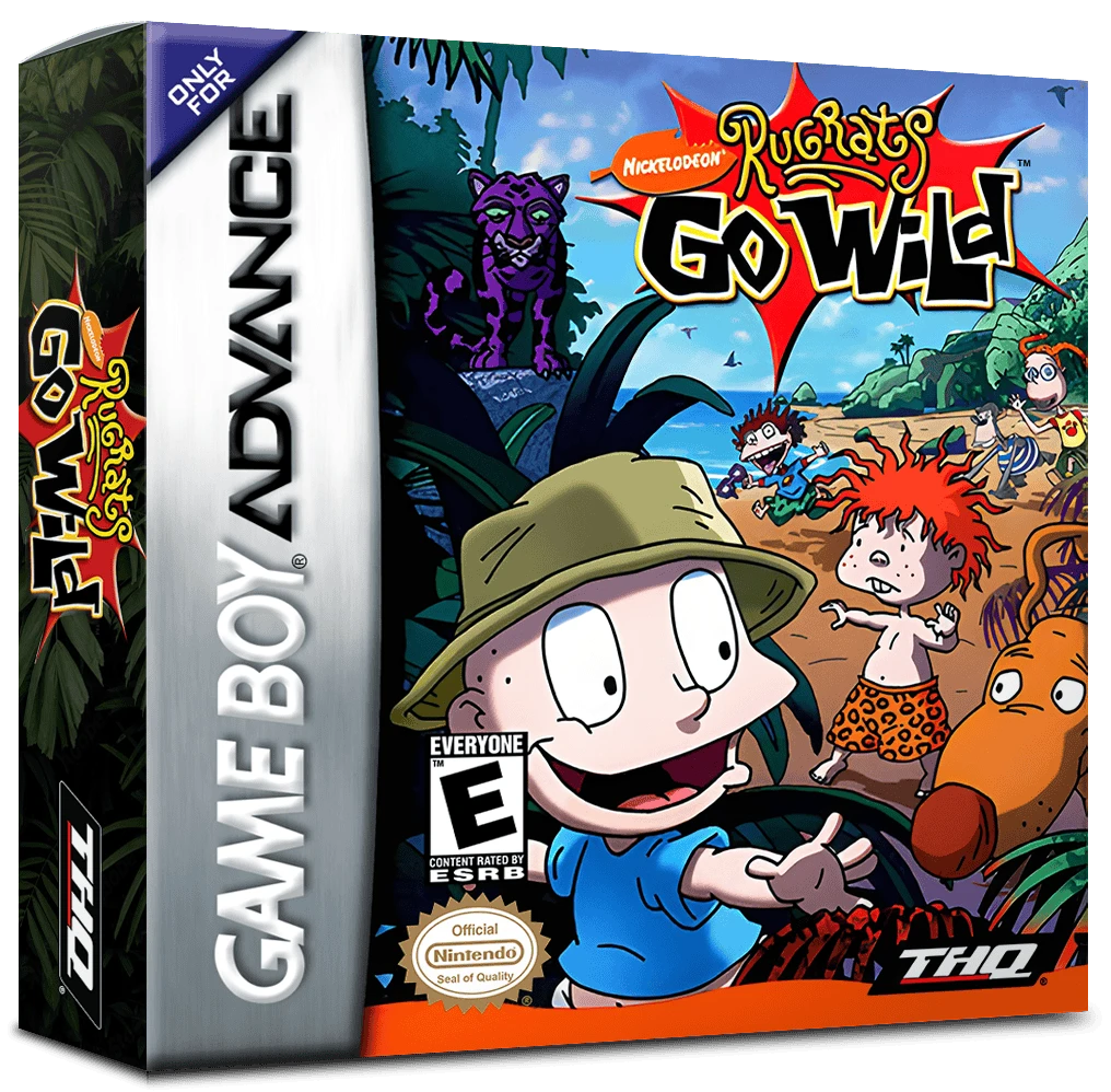 Rugrats Go Wild box art