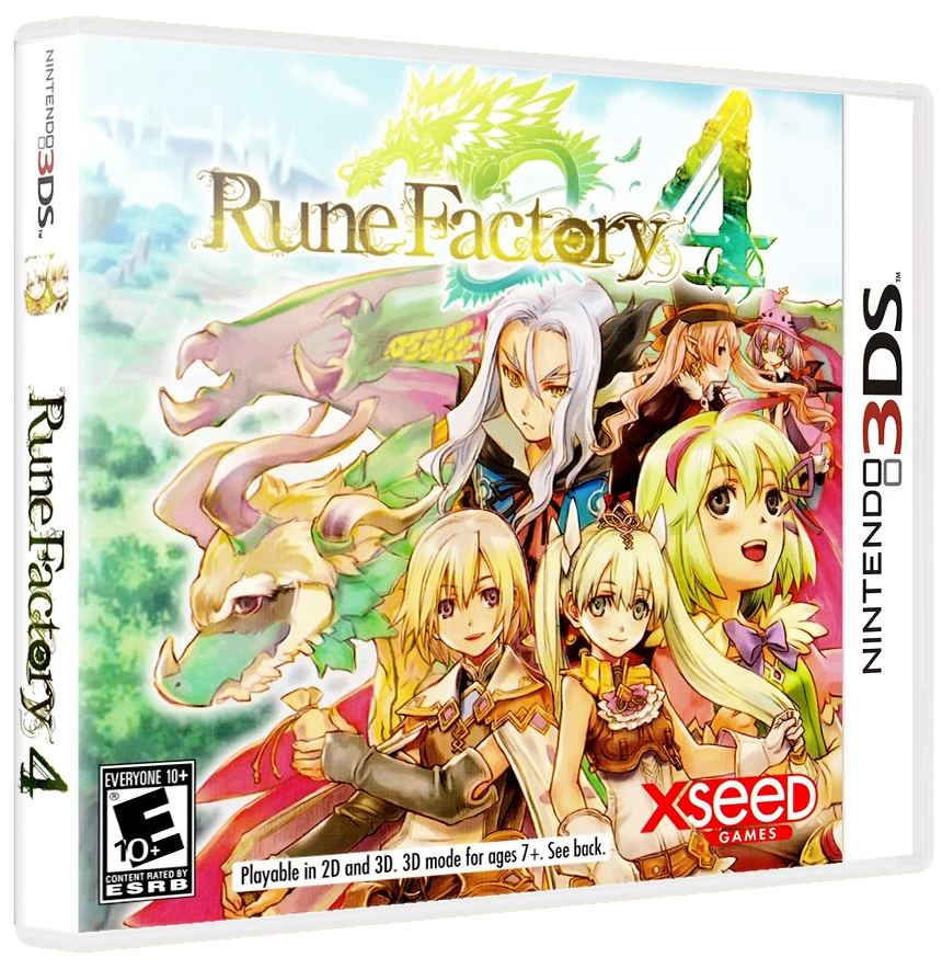 Rune Factory 4 box art