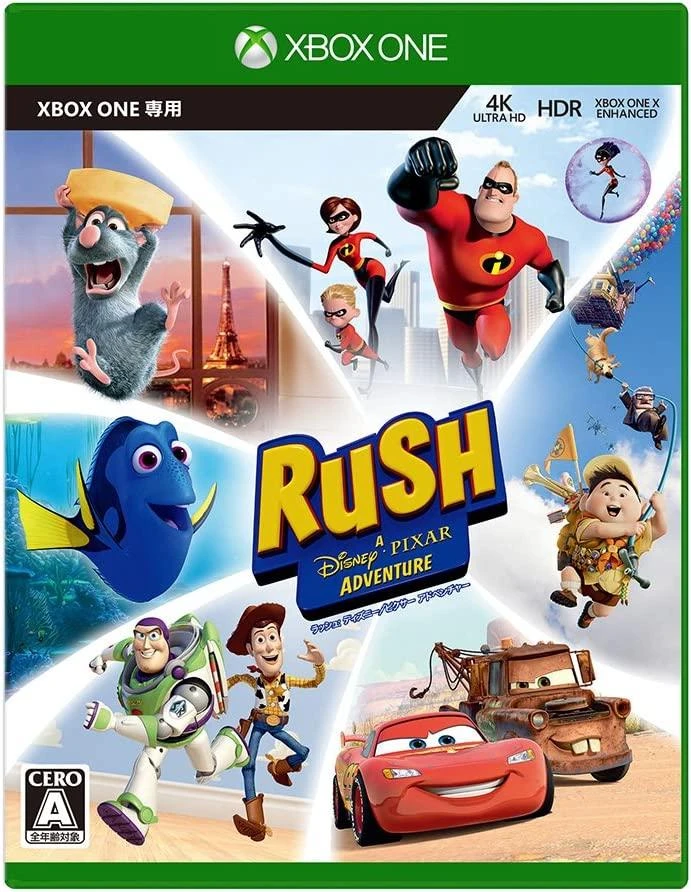 Rush: Disney Pixar Adventure box art