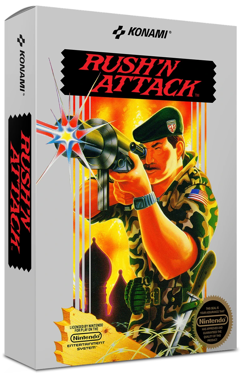 Rush'n Attack box art
