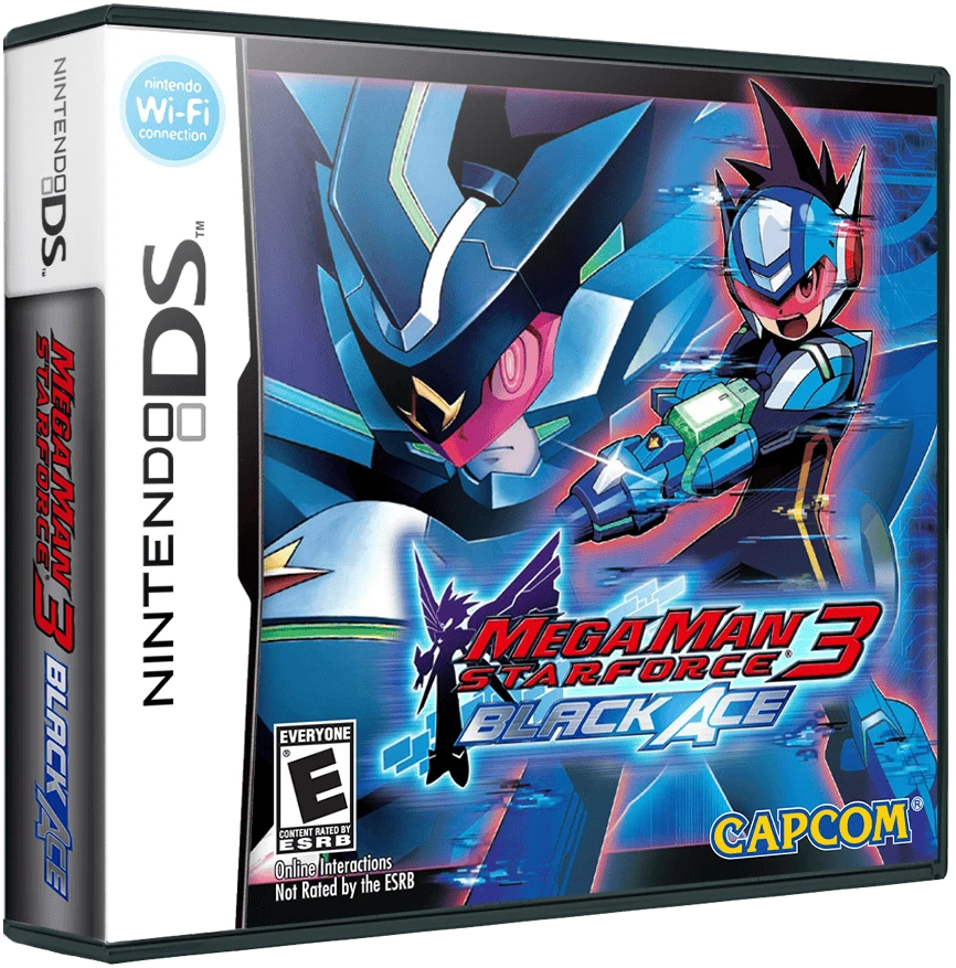Ryuusei No RockMan 3: Black Ace box art
