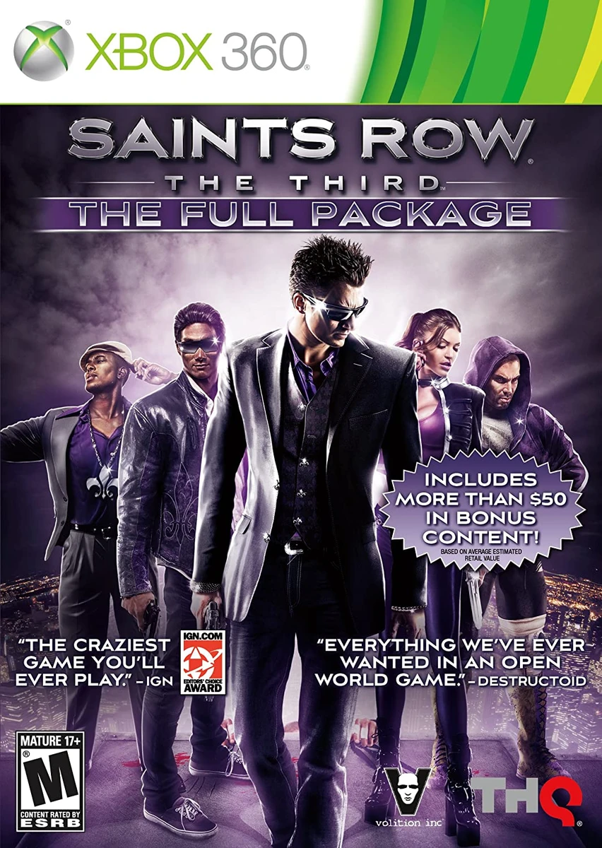 Saints Row: The Third: The Full Package box art