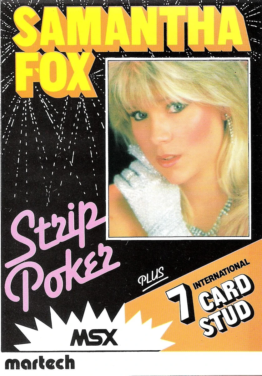 Samantha Fox Strip Poker box art
