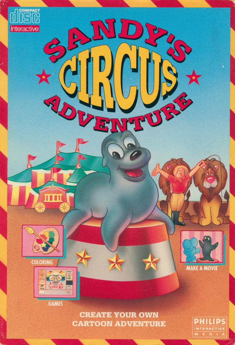 Sandy's Circus Adventure box art