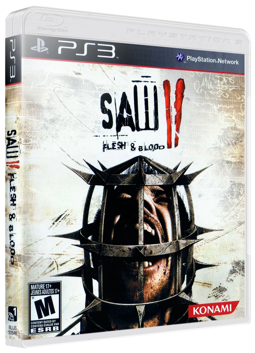 Saw II: Flesh & Blood box art