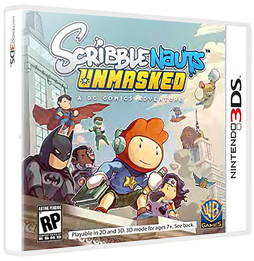 Scribblenauts Unmasked: A DC Comics Adventure box art
