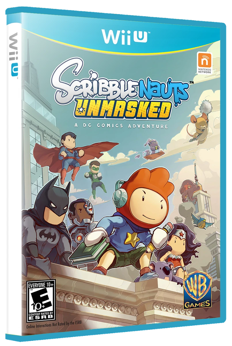 Scribblenauts Unmasked: A DC Comics Adventure box art