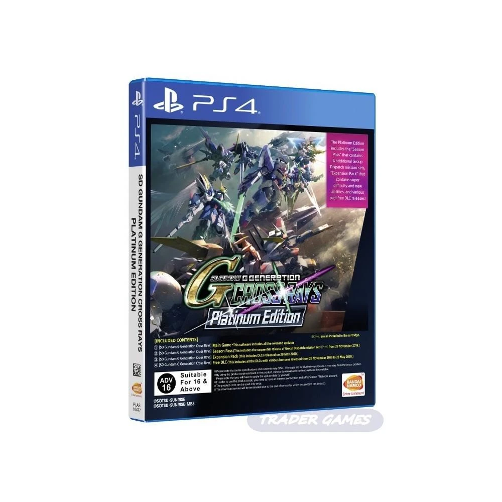 SD Gundam G Generation Cross Rays [Platinum Edition] box art