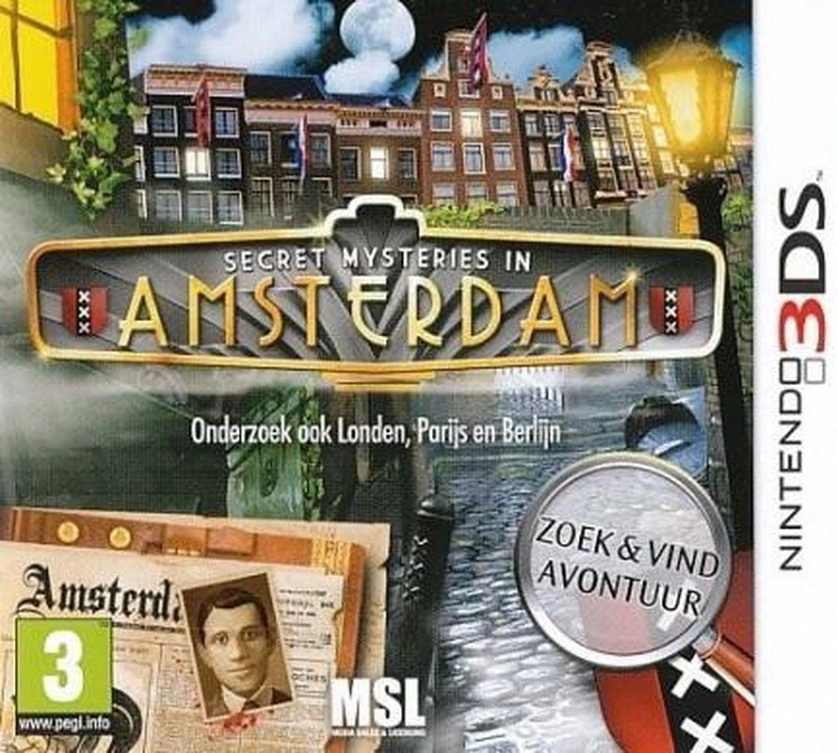 Secret Mysteries in Amsterdam box art