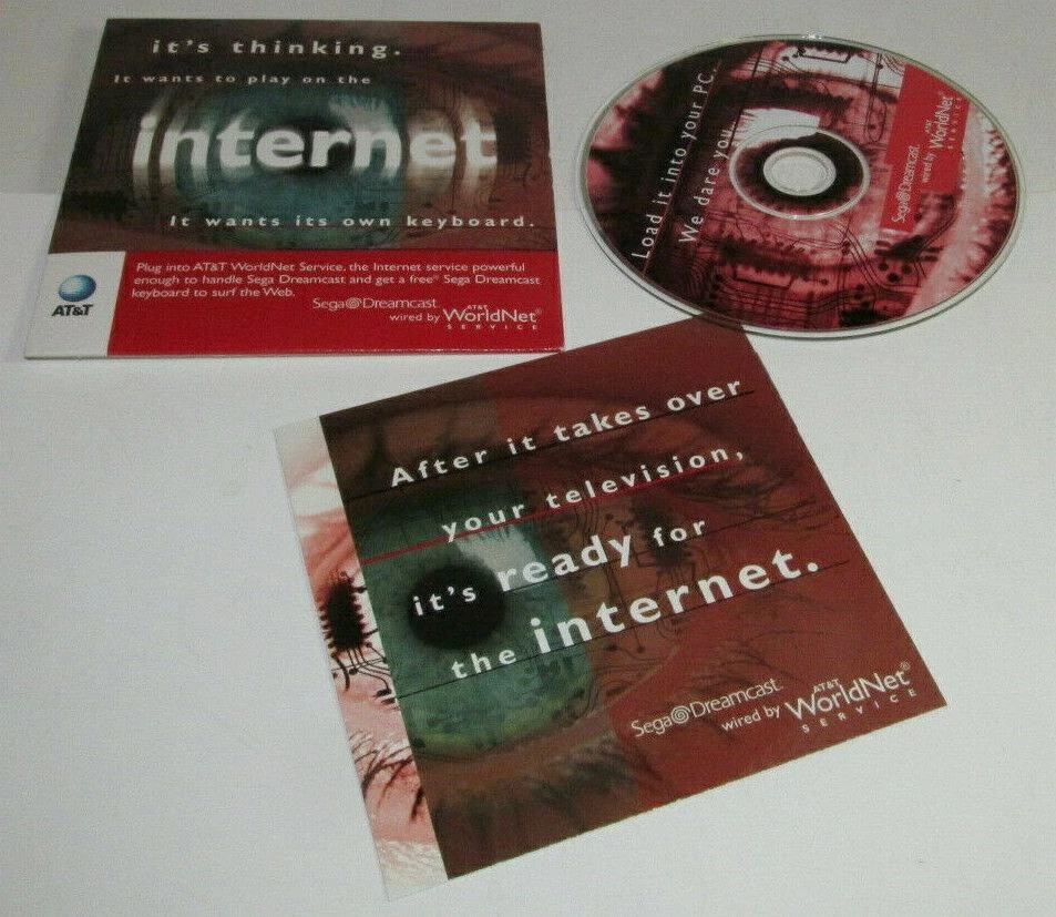 Sega Dreamcast AT&T Worldnet box art