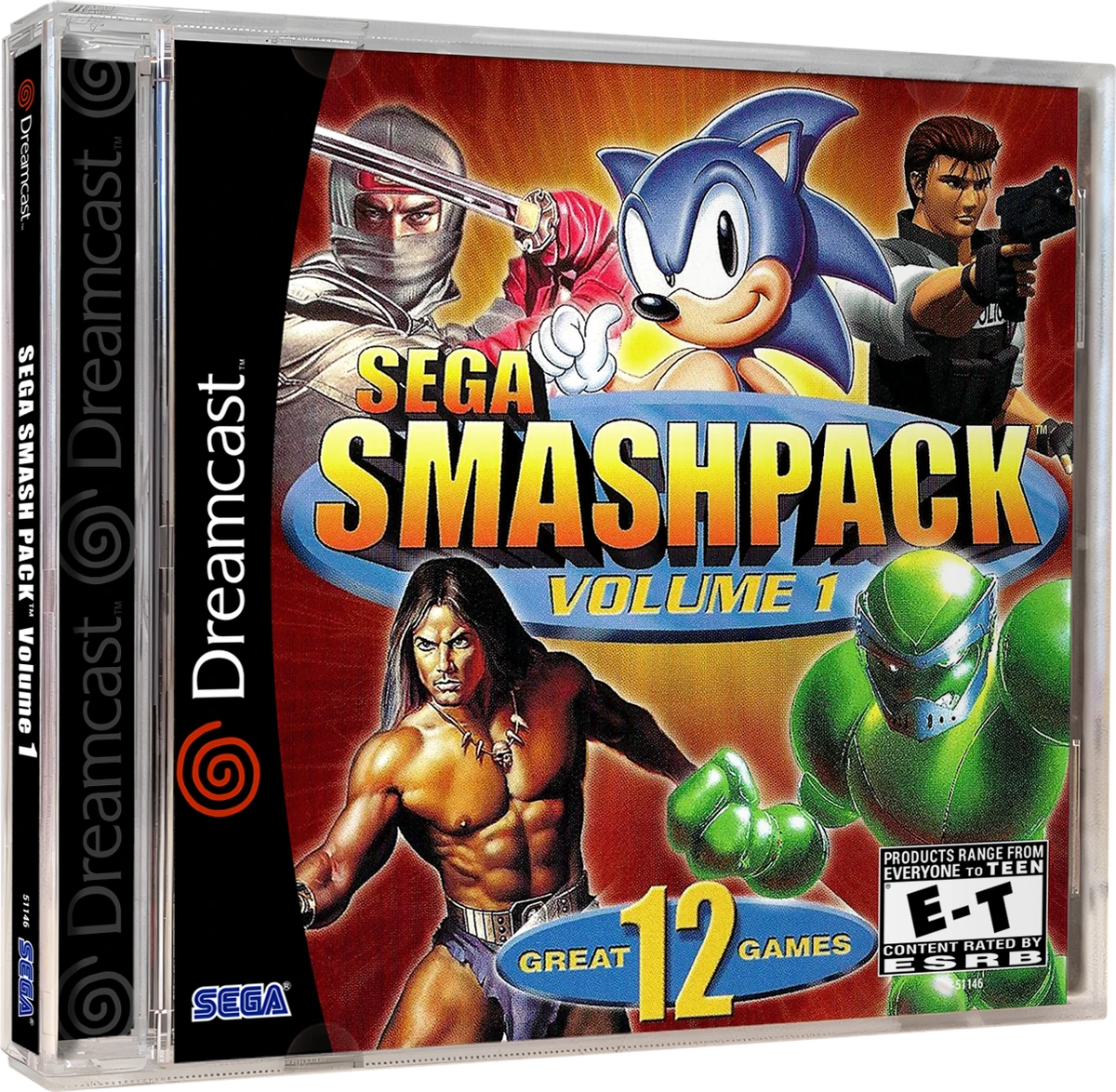 Sega Smash Pack Volume 1 box art