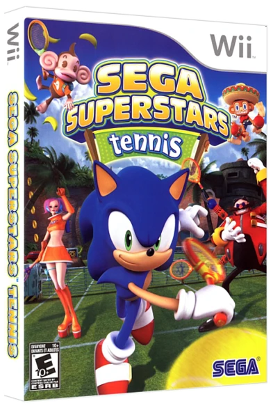 Sega Superstars Tennis box art