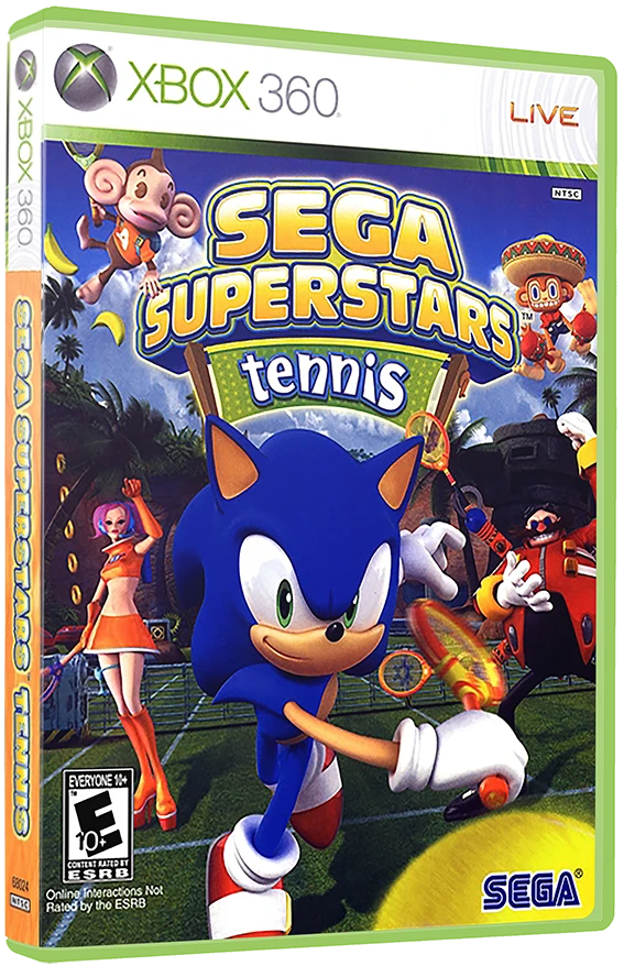 Sega Superstars Tennis box art