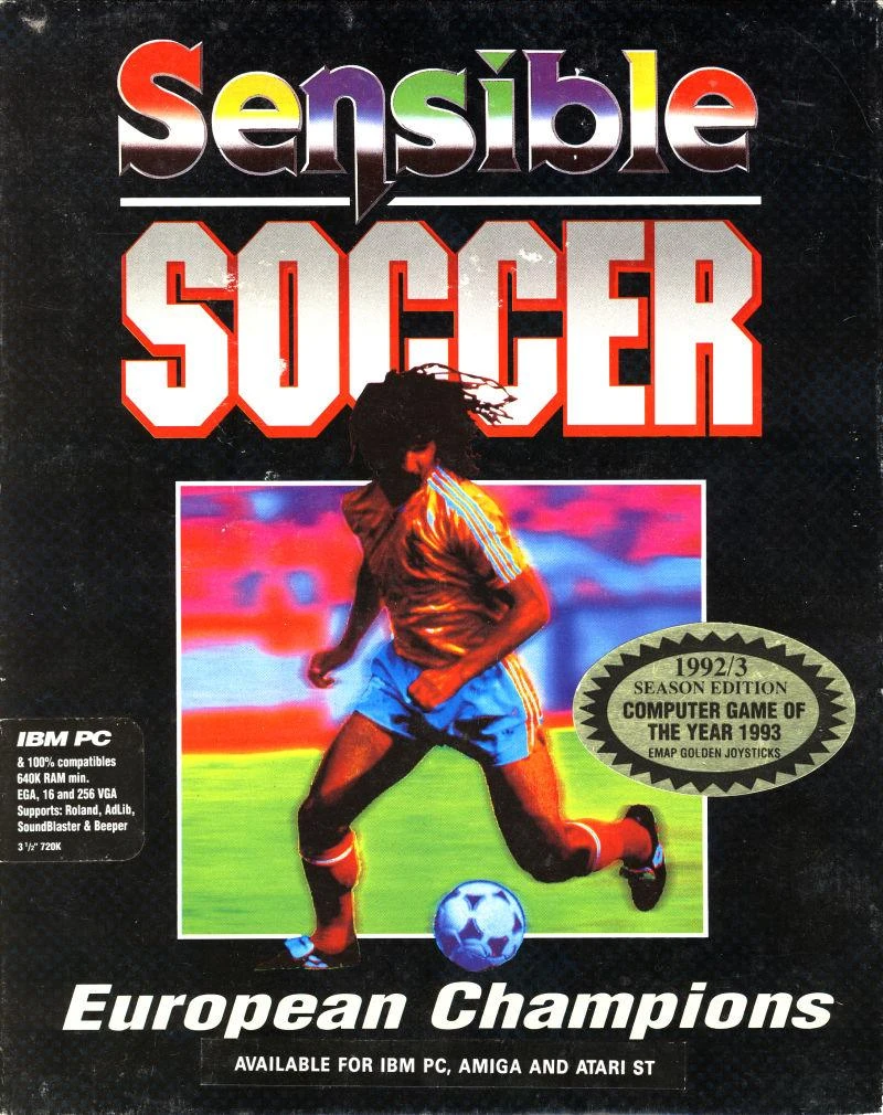 Sensible Soccer 1992/3 box art