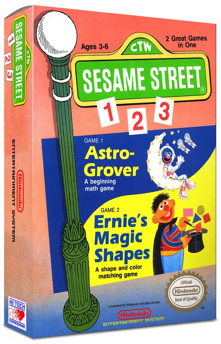 Sesame Street 123 box art